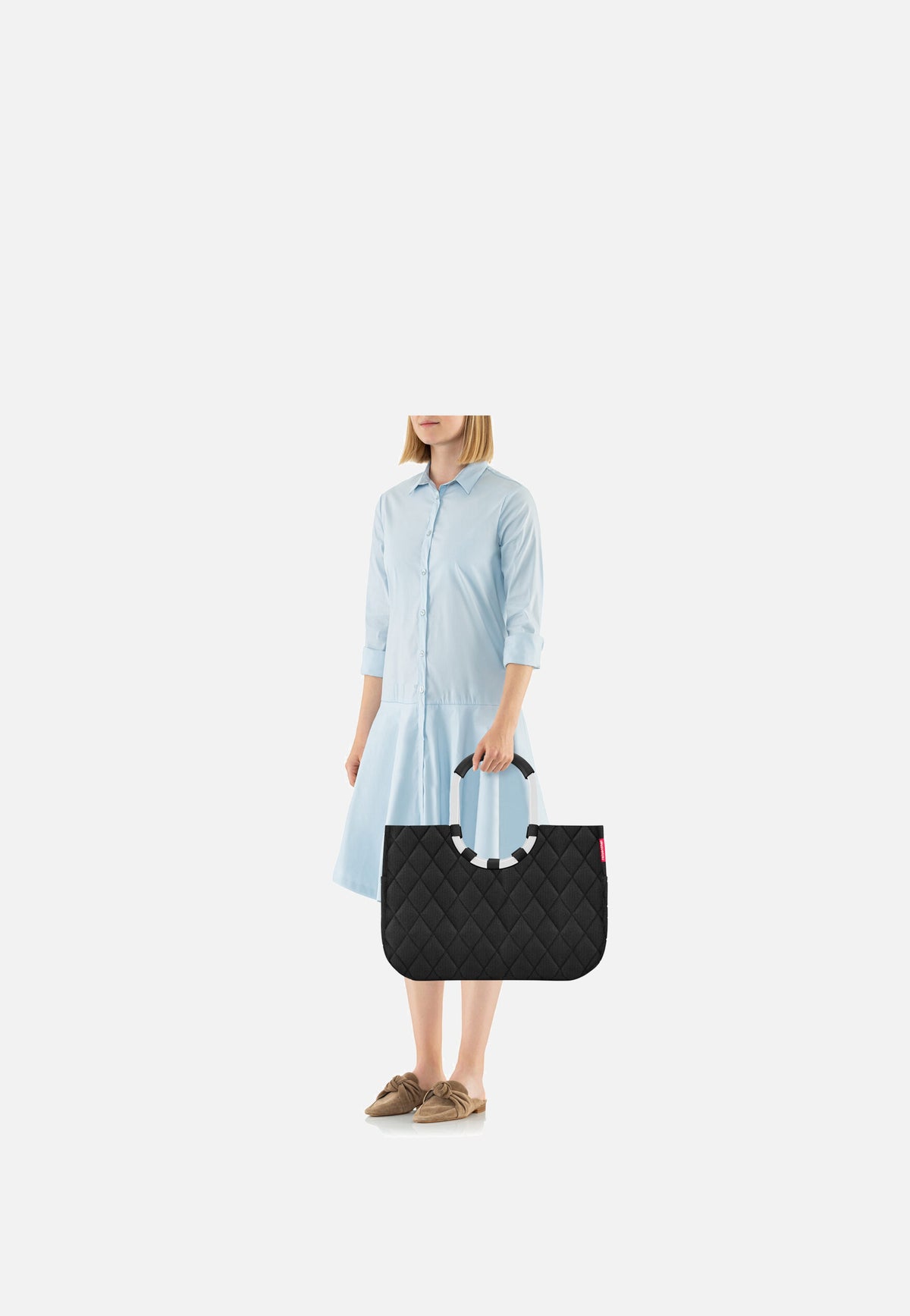 reisenthel Loopshopper L Rhombus Black Panier