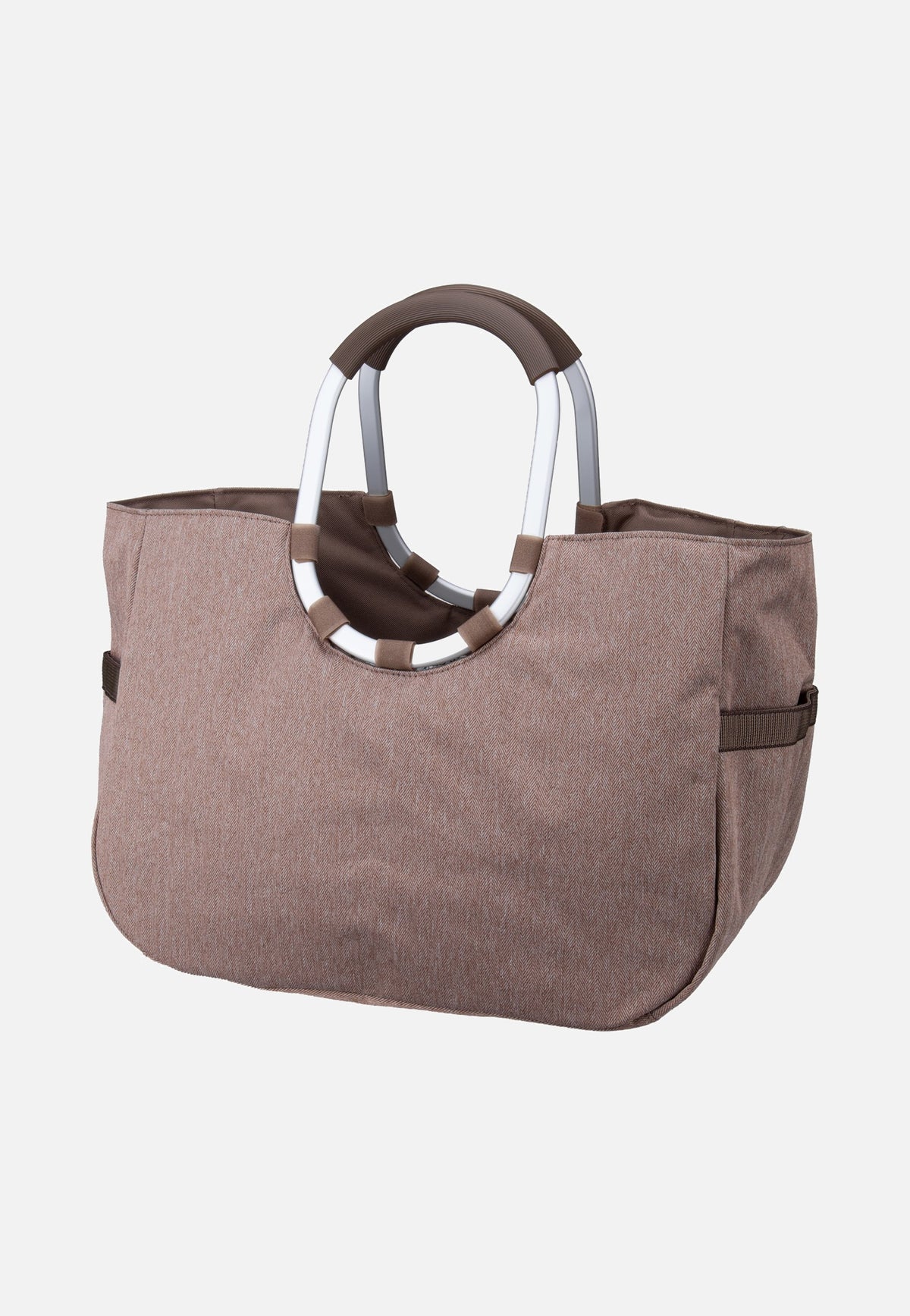 reisenthel Loopshopper L Herringbone Mokka Shopping Basket