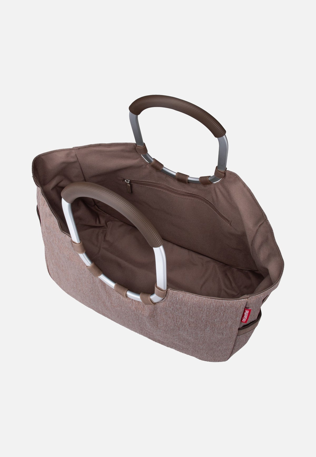 reisenthel Loopshopper L Herringbone Mokka Shopping Basket
