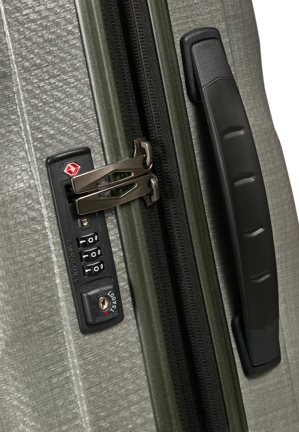 Samsonite C-Lite Spinner 55/20 Exp Metallic Green Suitcase