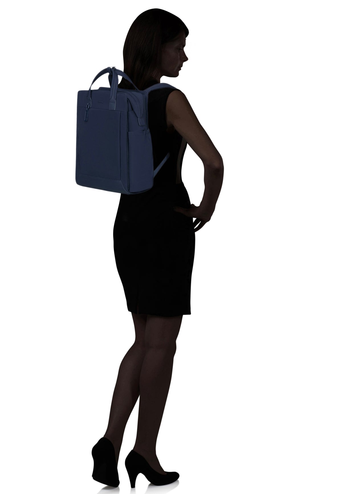 Samsonite Laptop Backpack 14.1" Navy Blue Rugtassen