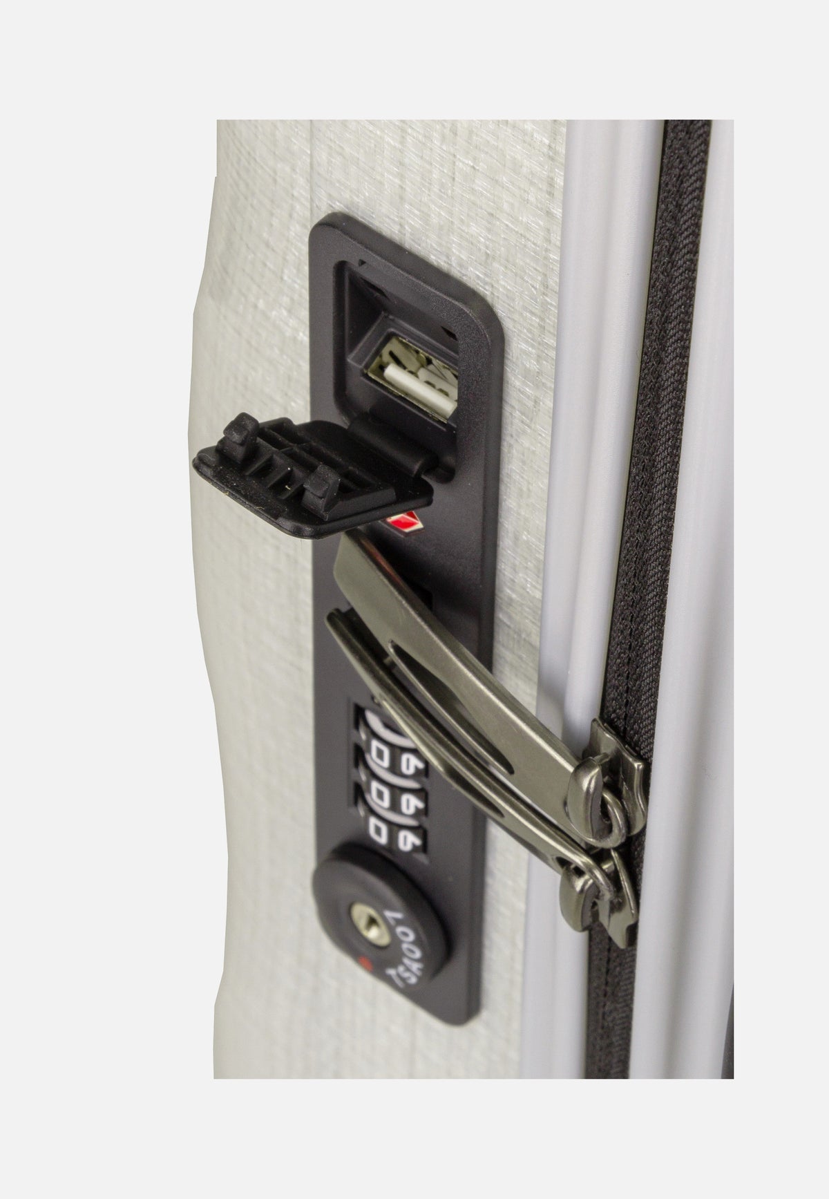 Samsonite C-Lite Spinner 55 Off White Valigia