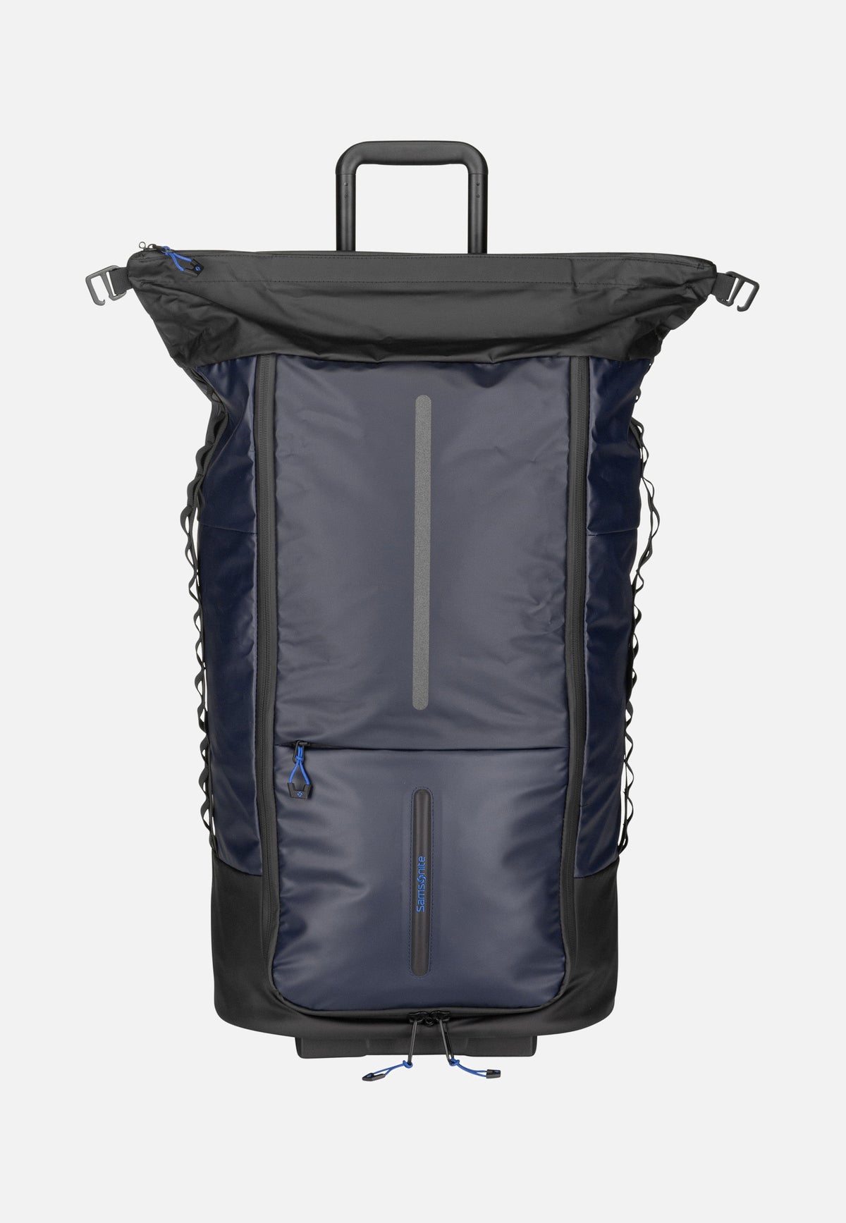 Samsonite Prodiver Foldable Duffle/WH 4-in-1 Blue Nights Travel Bag with Wheels