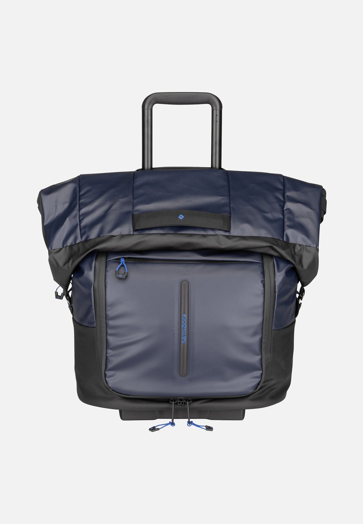 Samsonite Prodiver Foldable Duffle/WH 4-in-1 Blue Nights Travel Bag with Wheels