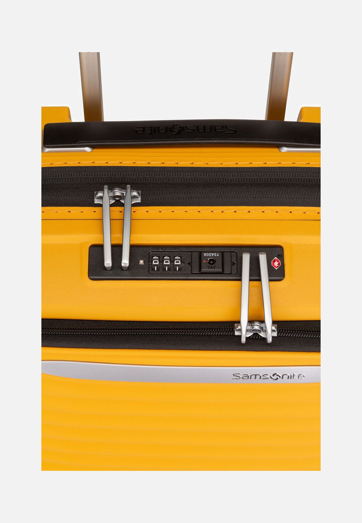 Samsonite Upscape Spinner 55 EXP Easy Access Yellow Suitcase