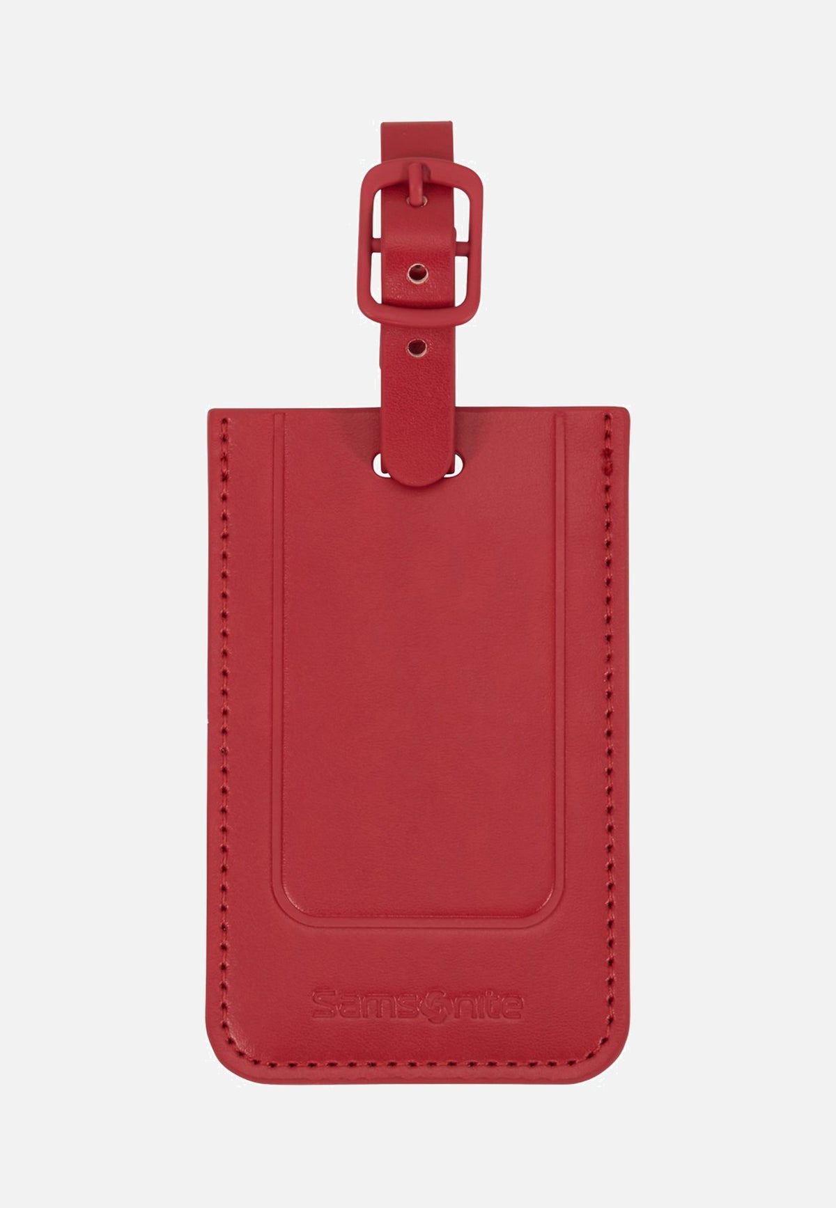Samsonite Rectangle Luggage Tag Pack Of 2 Red Etiqueta equipaje