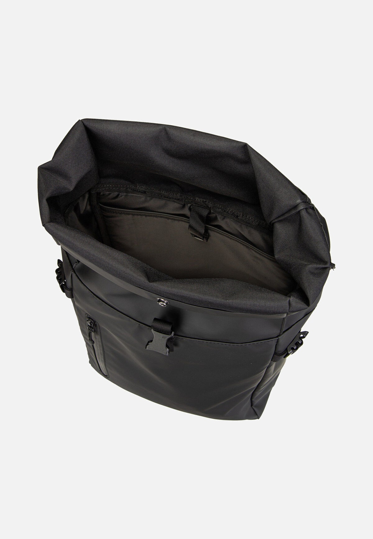 Sandqvist Stream Slim Rolltop M Black Backpack