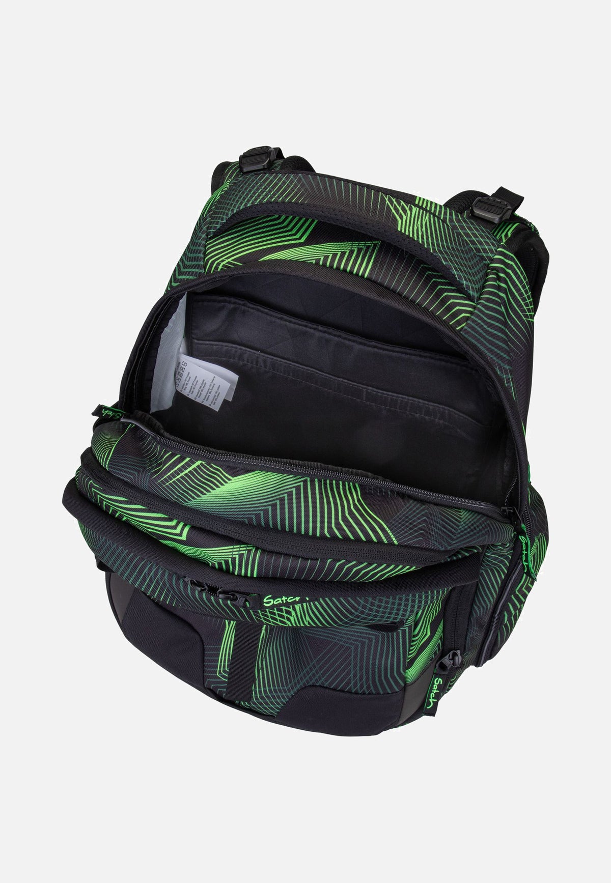 satch satch Match Seismic Green School Bag