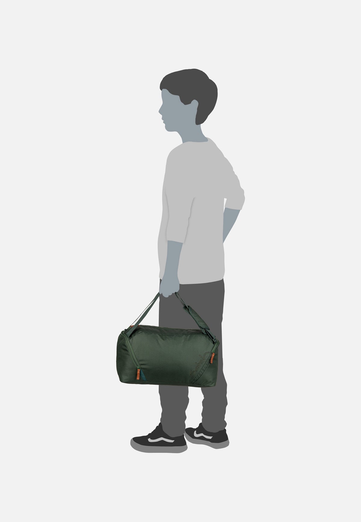 satch satch Sporttasche Nordic Edition Nordic Forest Green Dufflebag