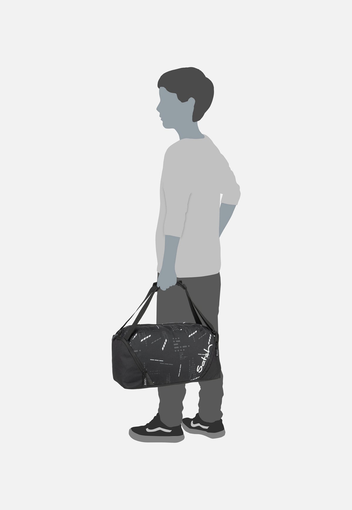 satch satch Sporttasche Reflective Ninja Matrix Dufflebag
