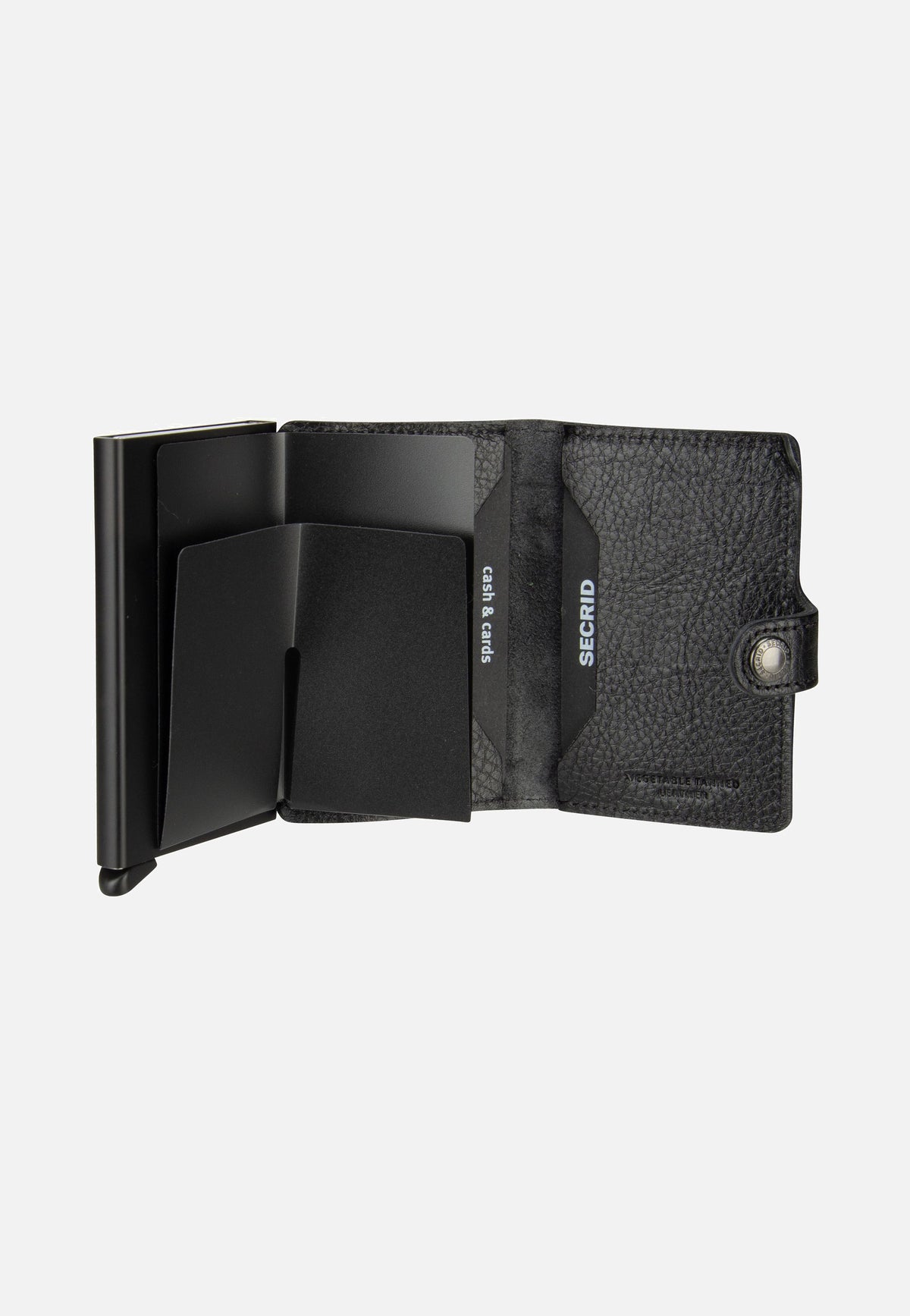 Secrid Miniwallet Veg Tanned Black-Black Wallet