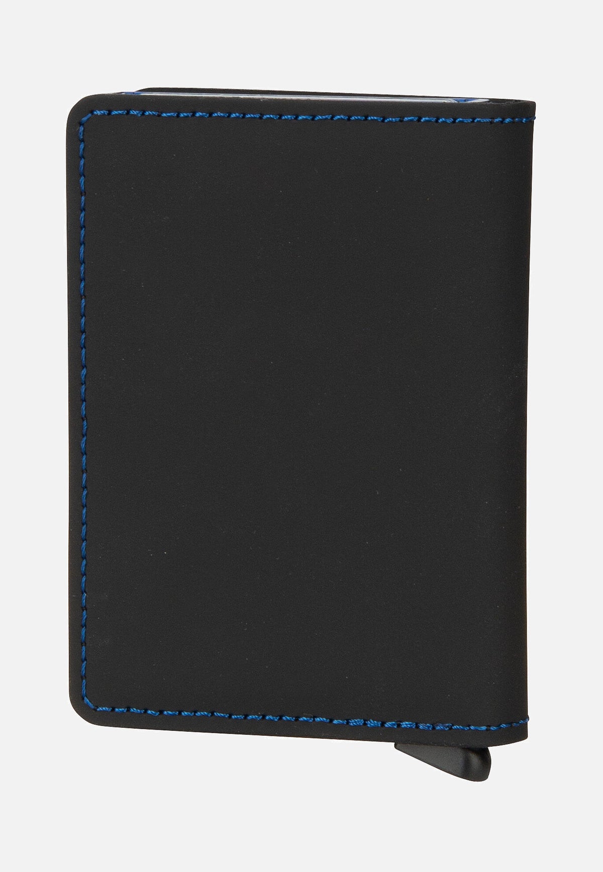 Secrid Slimwallet Matte Black & Blue Wallet