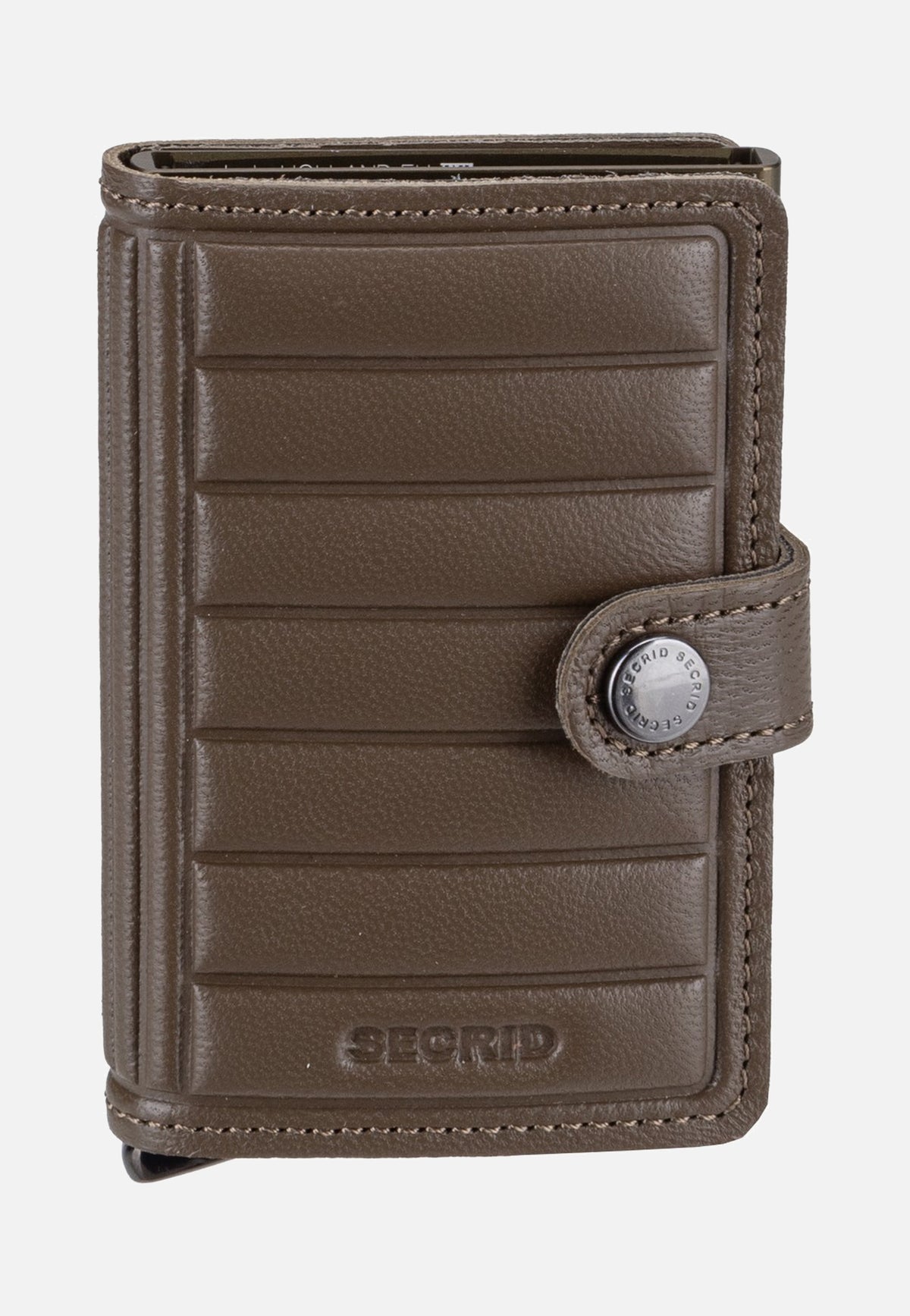 Secrid Miniwallet Emboss Lines Cedar+ Portemonnee