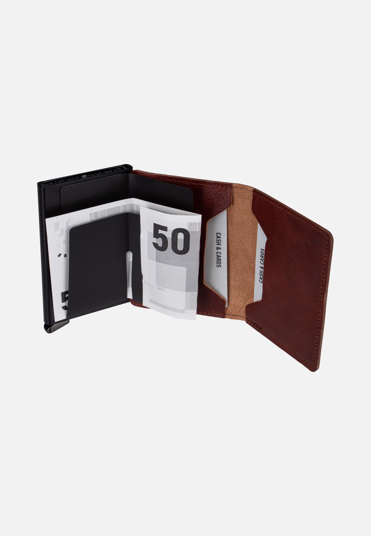 Secrid Premium Slimwallet+ Basco Brown Wallet
