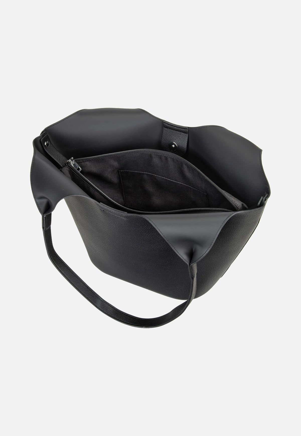 Seidenfelt Nelma Tulip Shopper Black Shopper