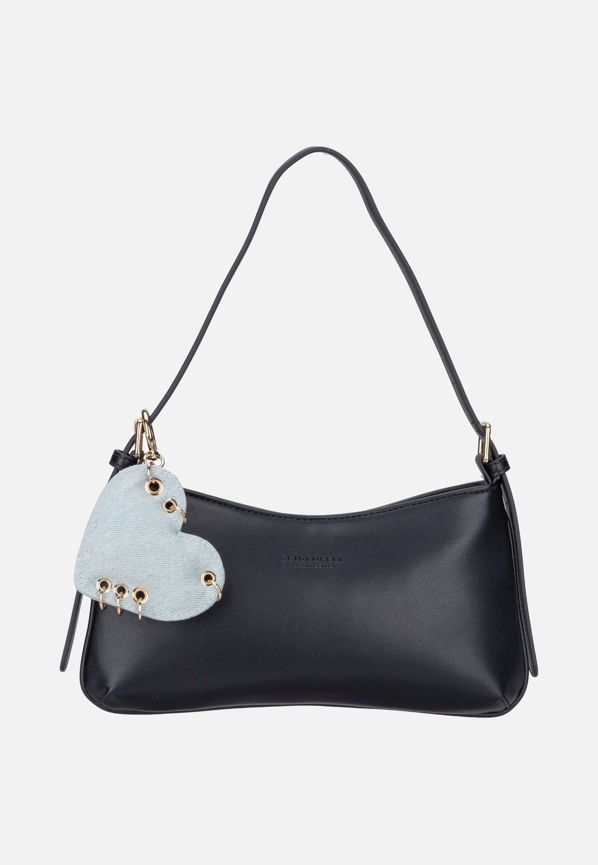 Seidenfelt Tahmela Pouchette Black Evening Bag