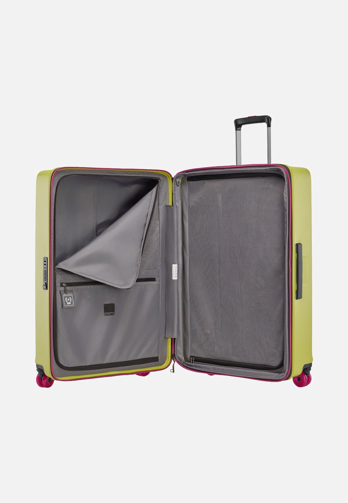 Stratic Buzz Trolley L Lime Green Maleta