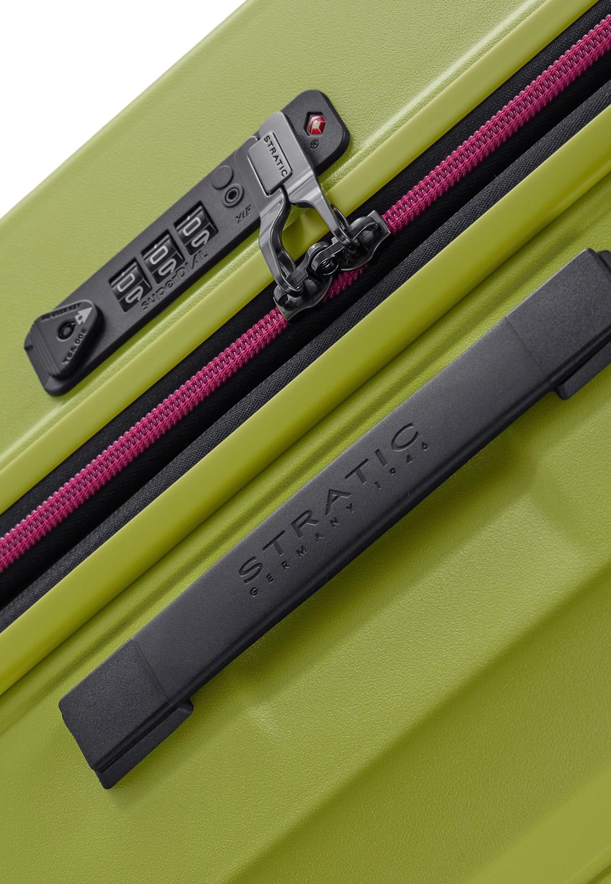 Stratic Buzz Trolley S Lime Green Suitcase