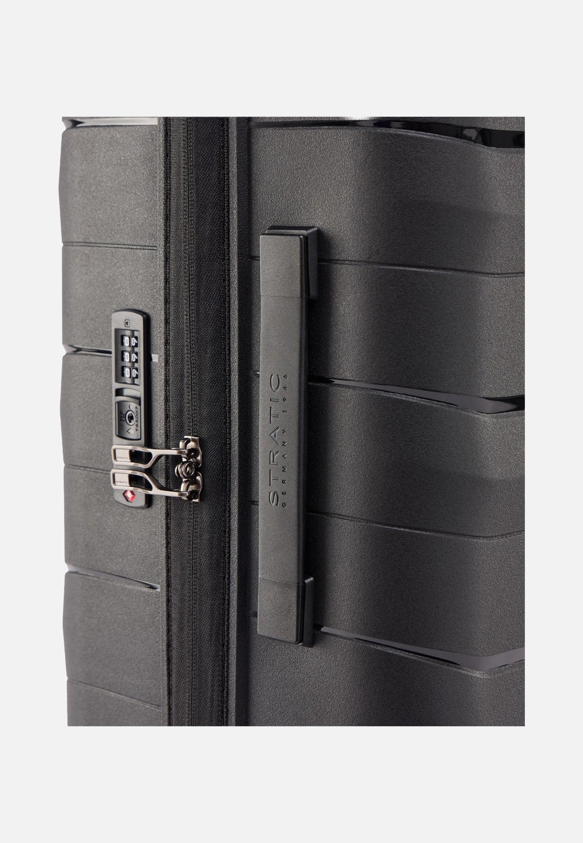 Stratic Ethos Trolley M Black Suitcase