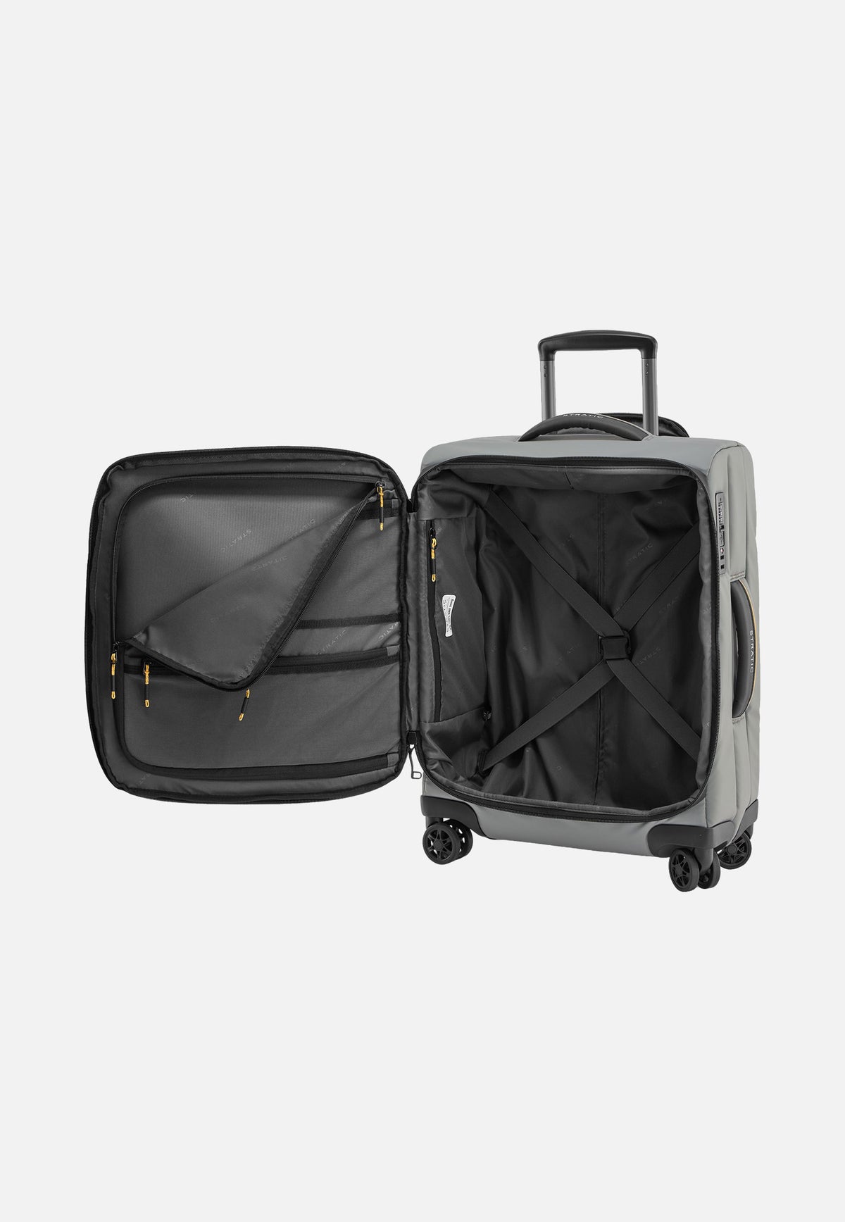 Stratic Vibe Trolley S Grey Maleta