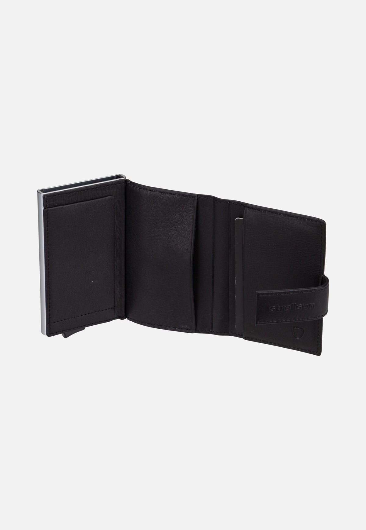 Strellson Carter C Two E-Cage SV8 Black Wallet