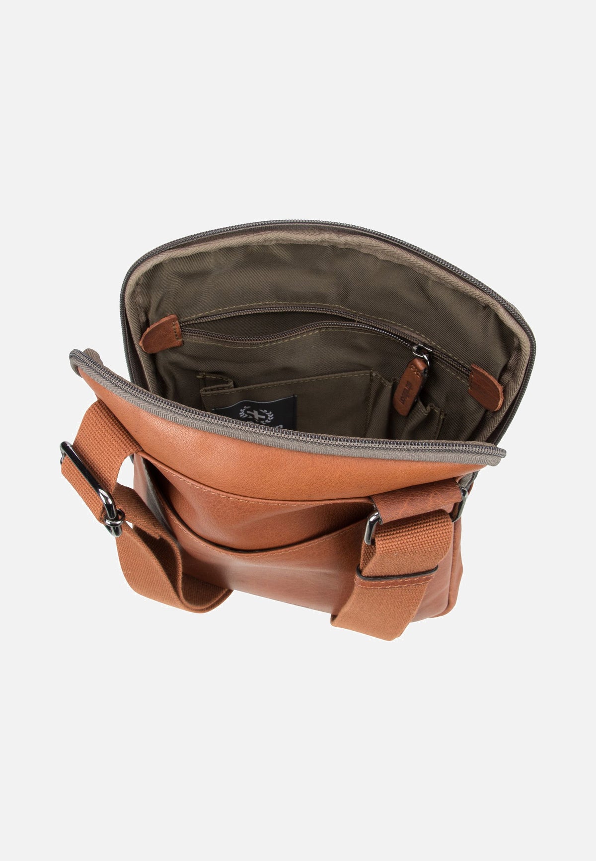 Strellson Hyde Park XSVZ Cognac Crossbody Bag