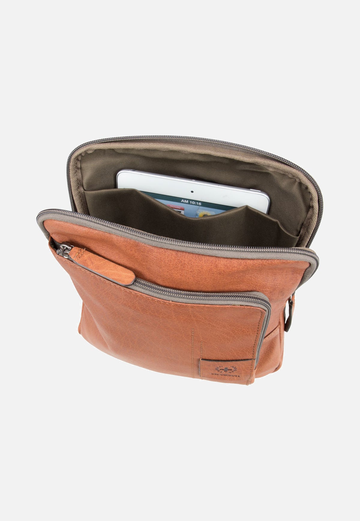 Strellson Hyde Park XSVZ Cognac Crossbody Bag