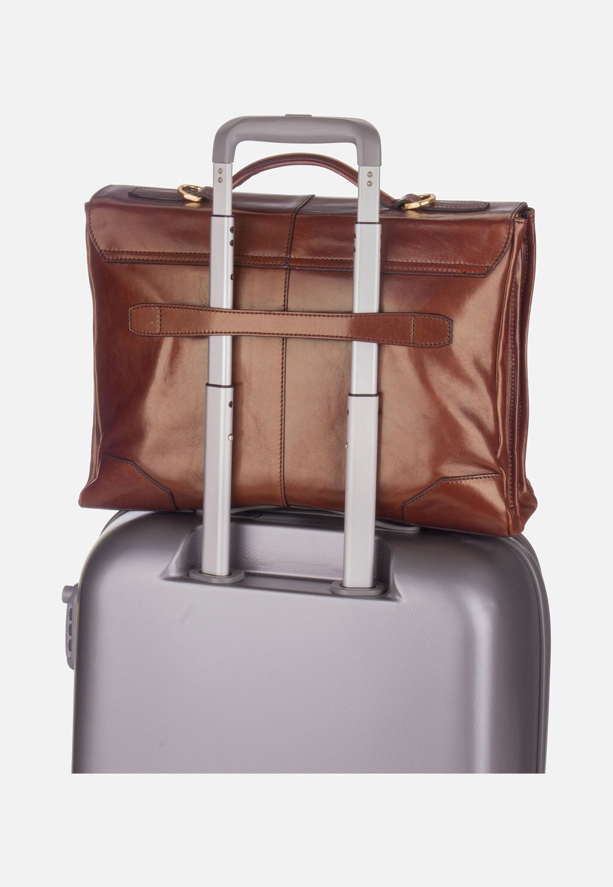 The Bridge Vespucci 3610 Marrone Briefcase