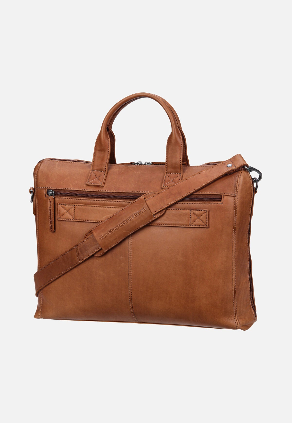 The Chesterfield Brand Levanto 1091 Cognac Briefcase