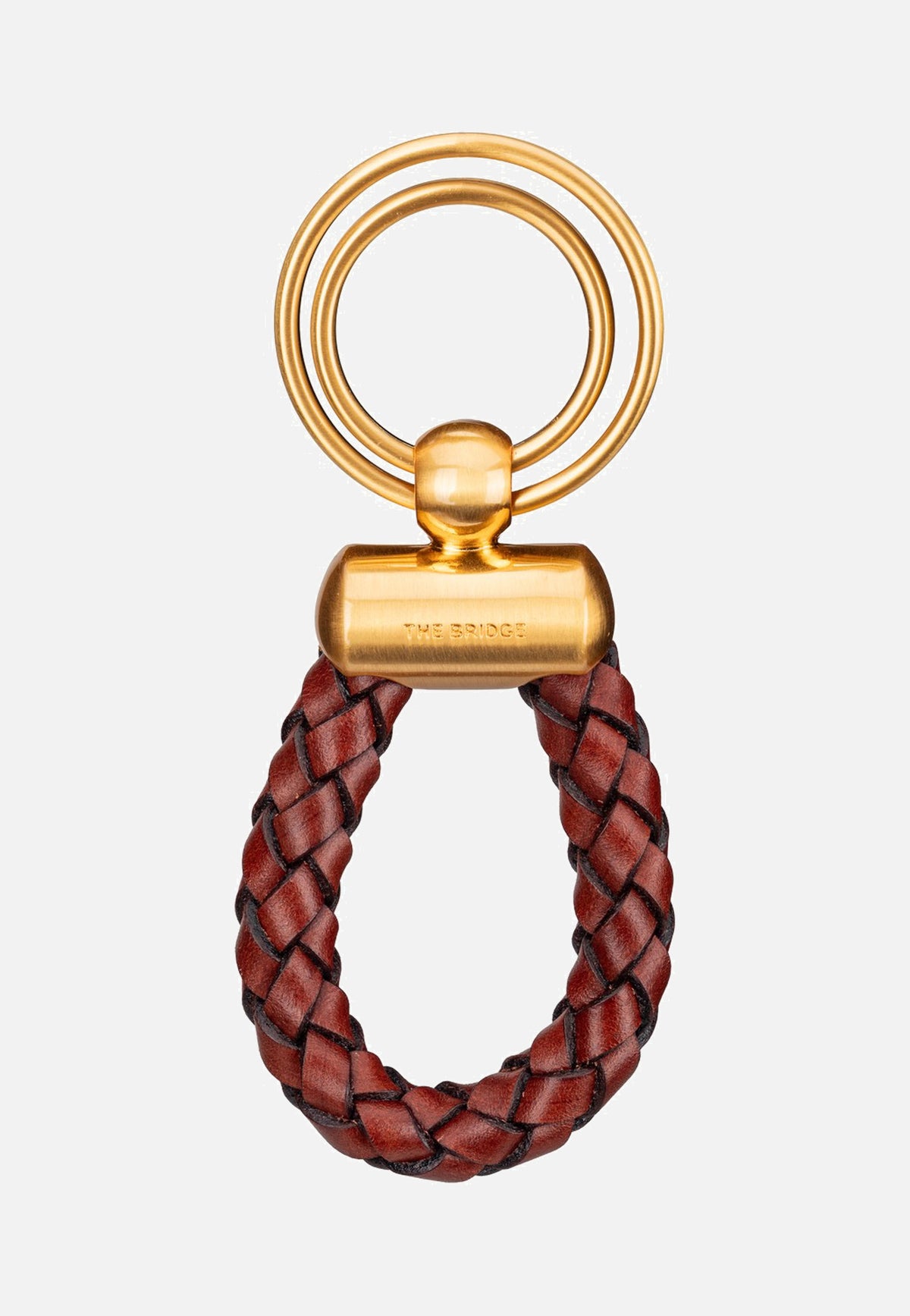 The Bridge Stouo Key Ring Marrone/Oro Keychain