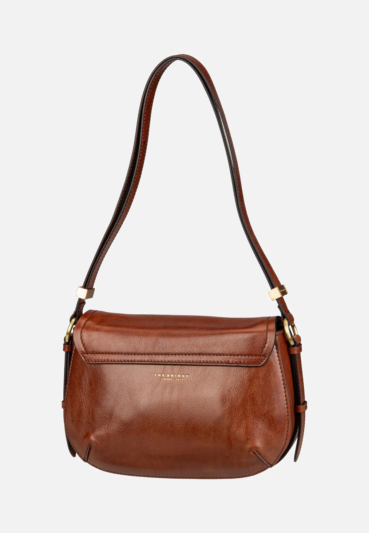 The Bridge Federica Crossbody Marrone/Oro Bolso de hombro