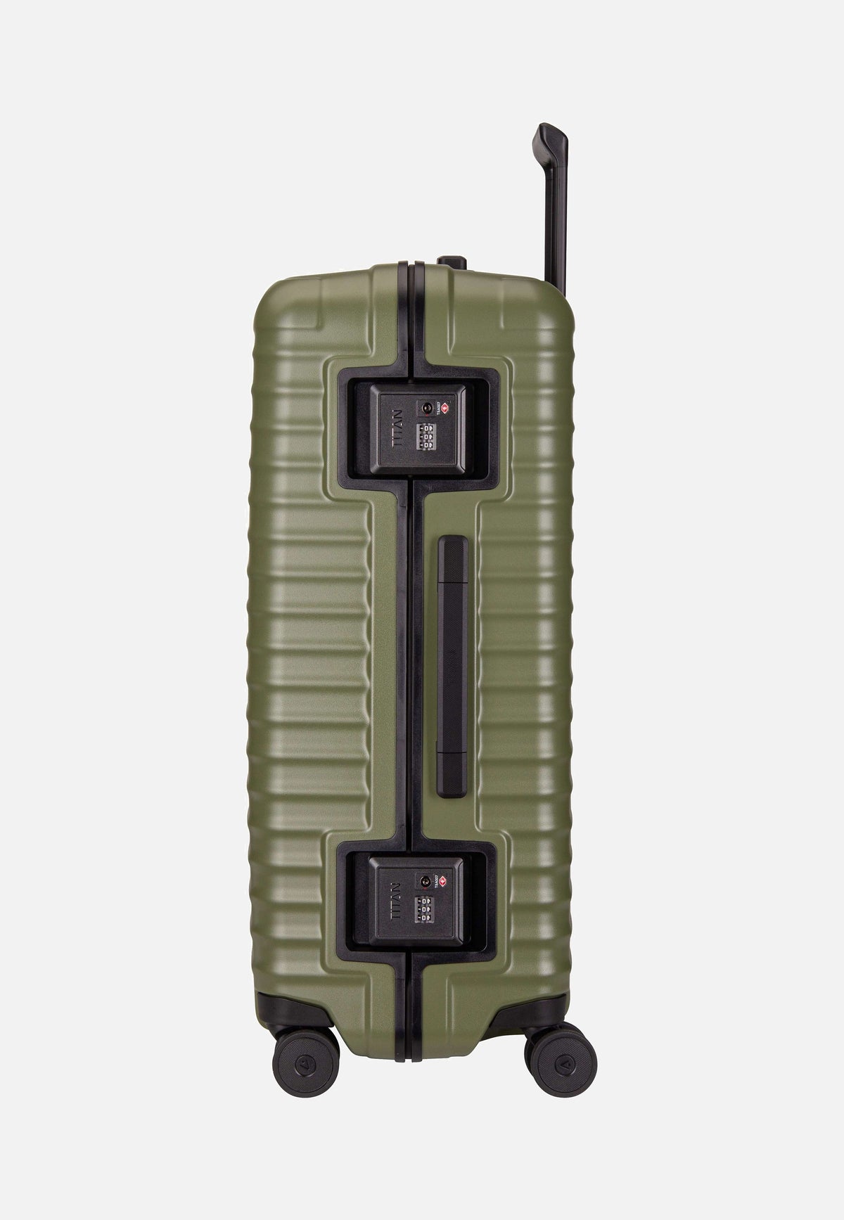 Titan OVERSEAS 4w Trolley L Forest Green Suitcase