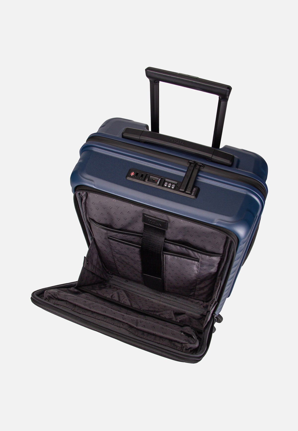 Titan UPGRADE 4w Trolley S VT Midnight Blue Suitcase