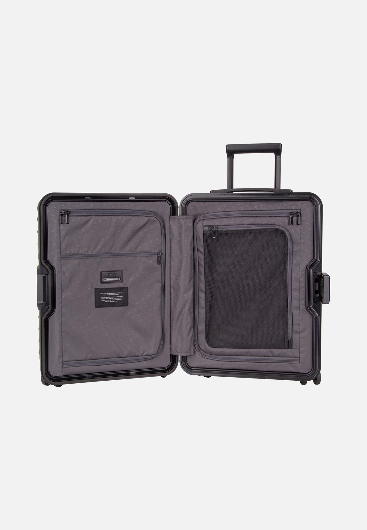 Titan OVERSEAS 4w Trolley S VT Forest Green Suitcase