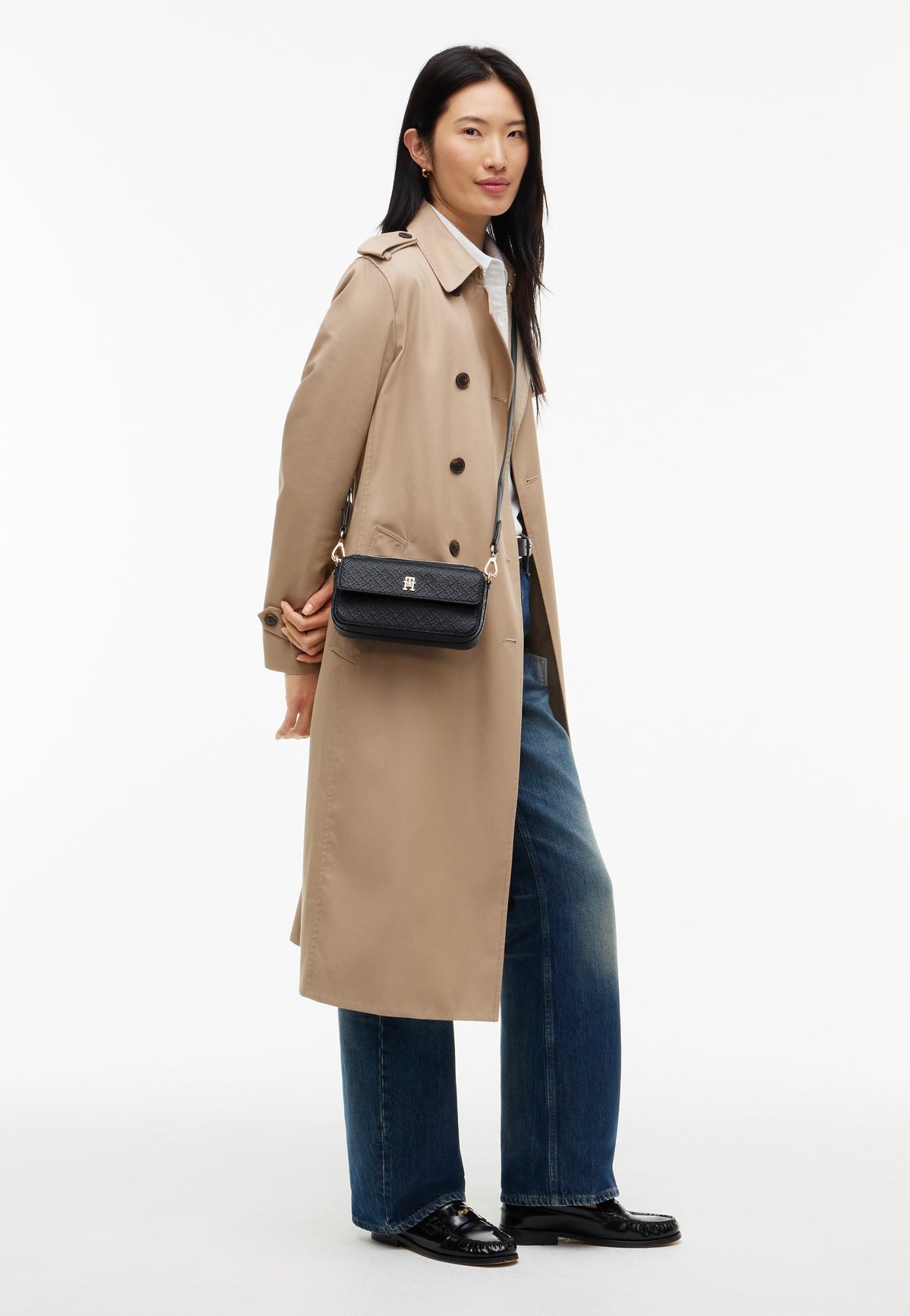 Tommy Hilfiger TH Icon Camera Mono Space Blue Borsa a tracolla