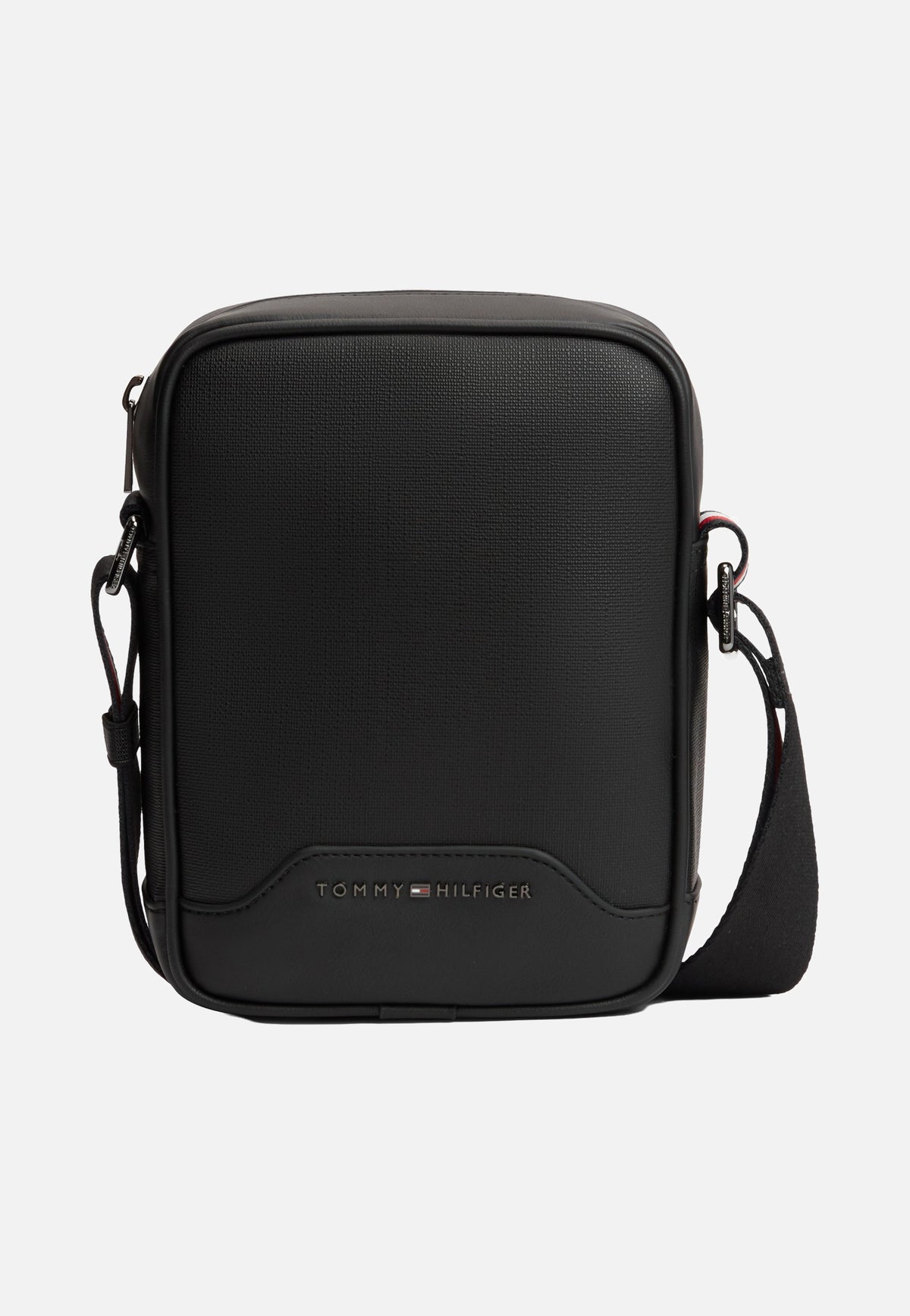 Tommy Hilfiger TH Textured Mini Reporter Black Sac à bandoulière