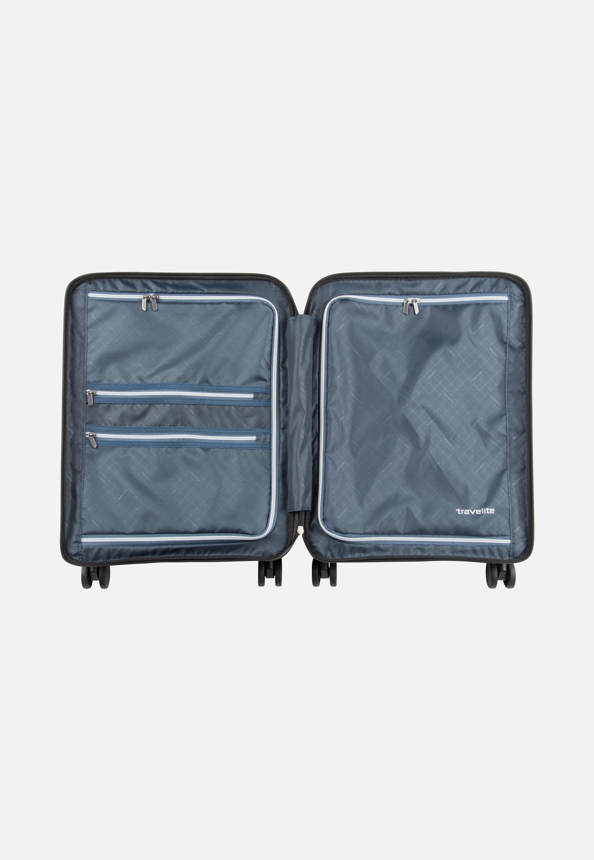 travelite Air Base 4-Rad Trolley S Vortasche Anthrazit Valigia