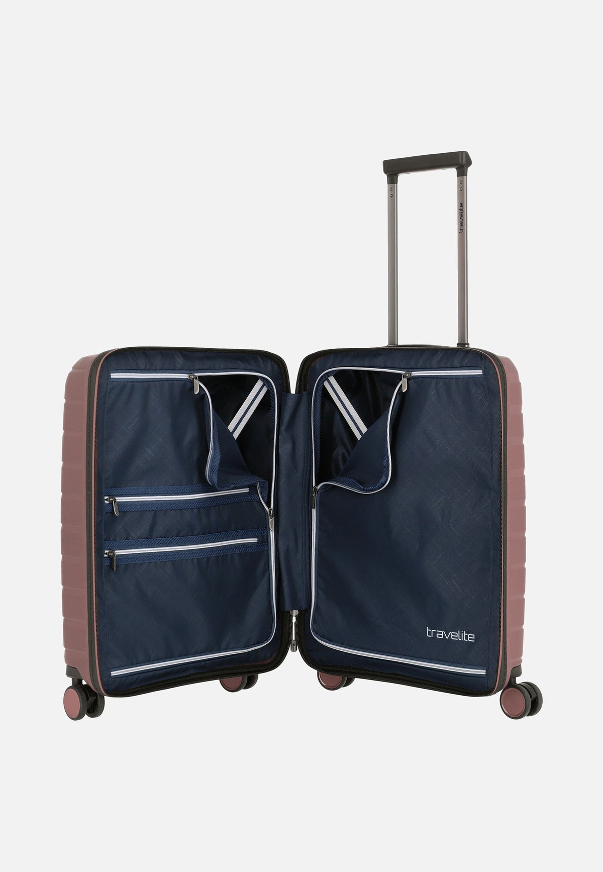 travelite Air Base 4-Rad Trolley S Vortasche Flieder Valigia