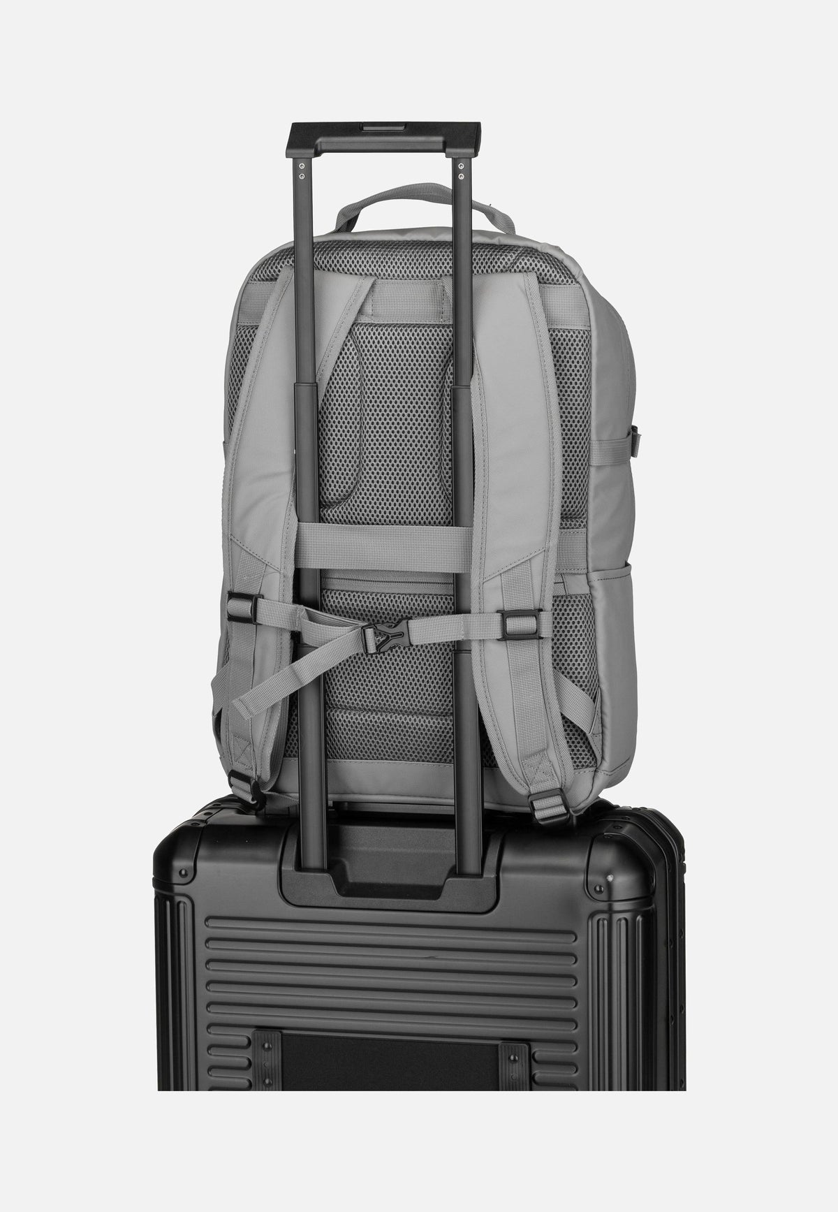 travelite Basics Rollup Daypack Hellgrau Backpack