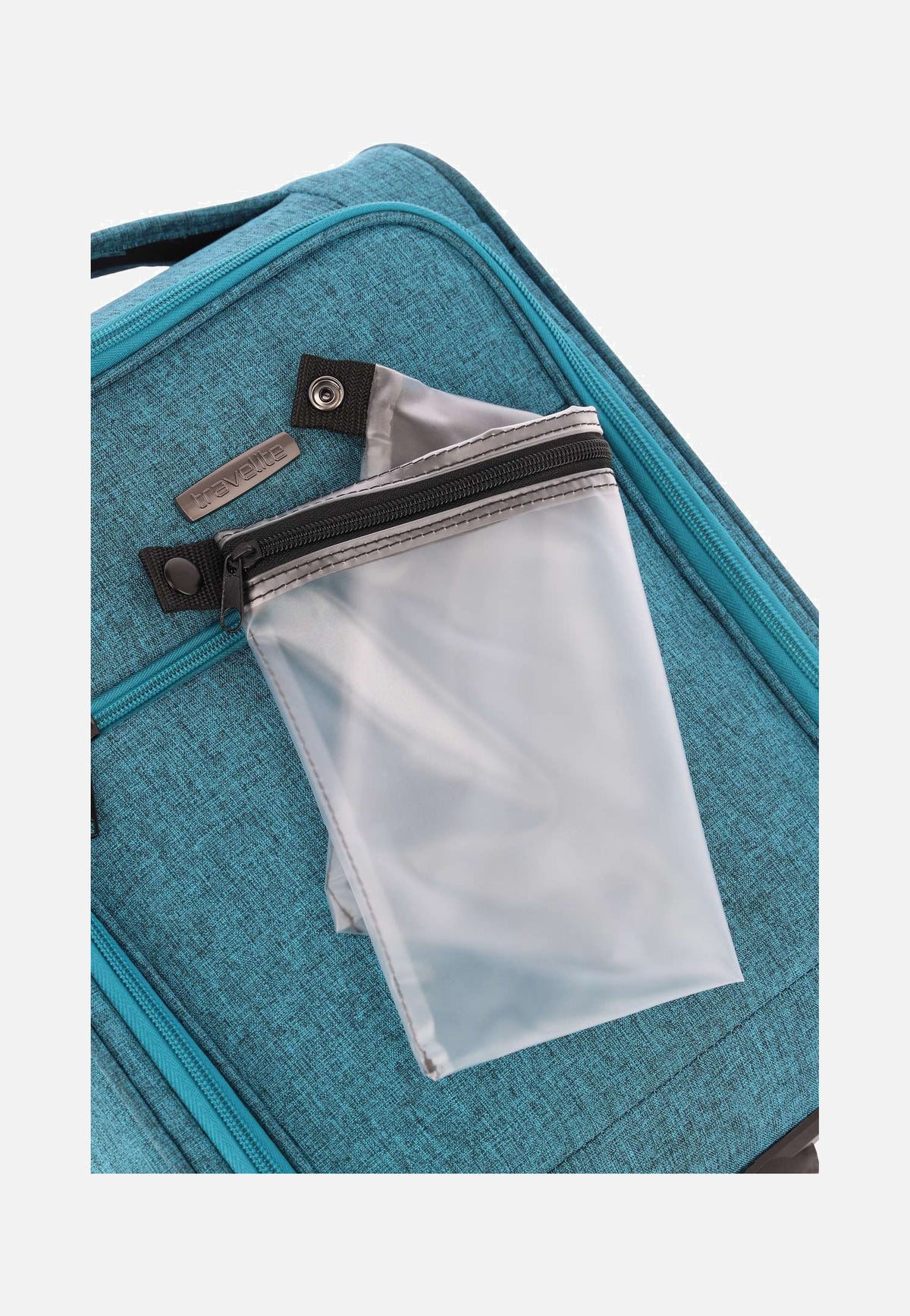 travelite Cabin 2w Bordtrolley Underseater Petrol Suitcase