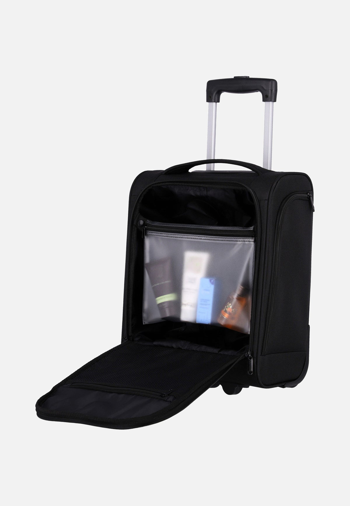 travelite Cabin 2w Bordtrolley Underseater Schwarz Suitcase