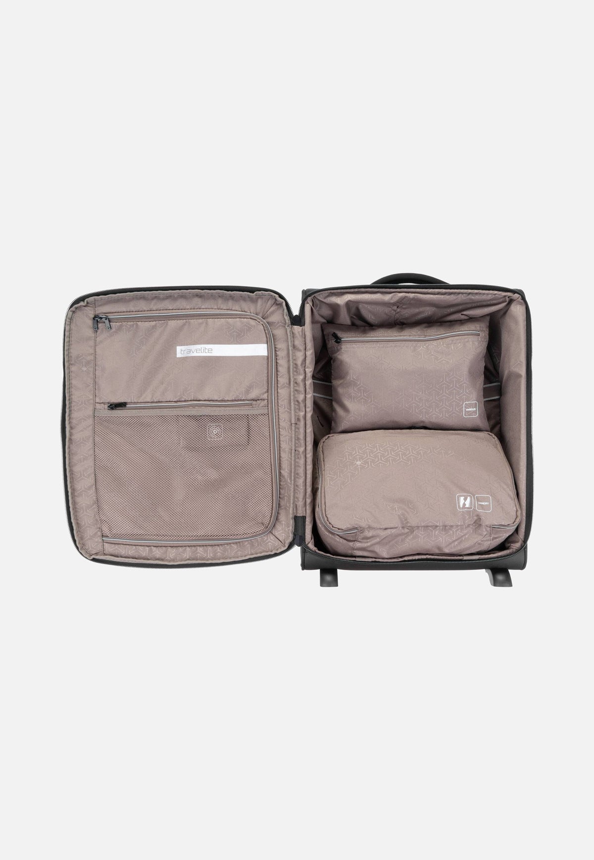 travelite Crosslite 2w Trolley S Schwarz Suitcase