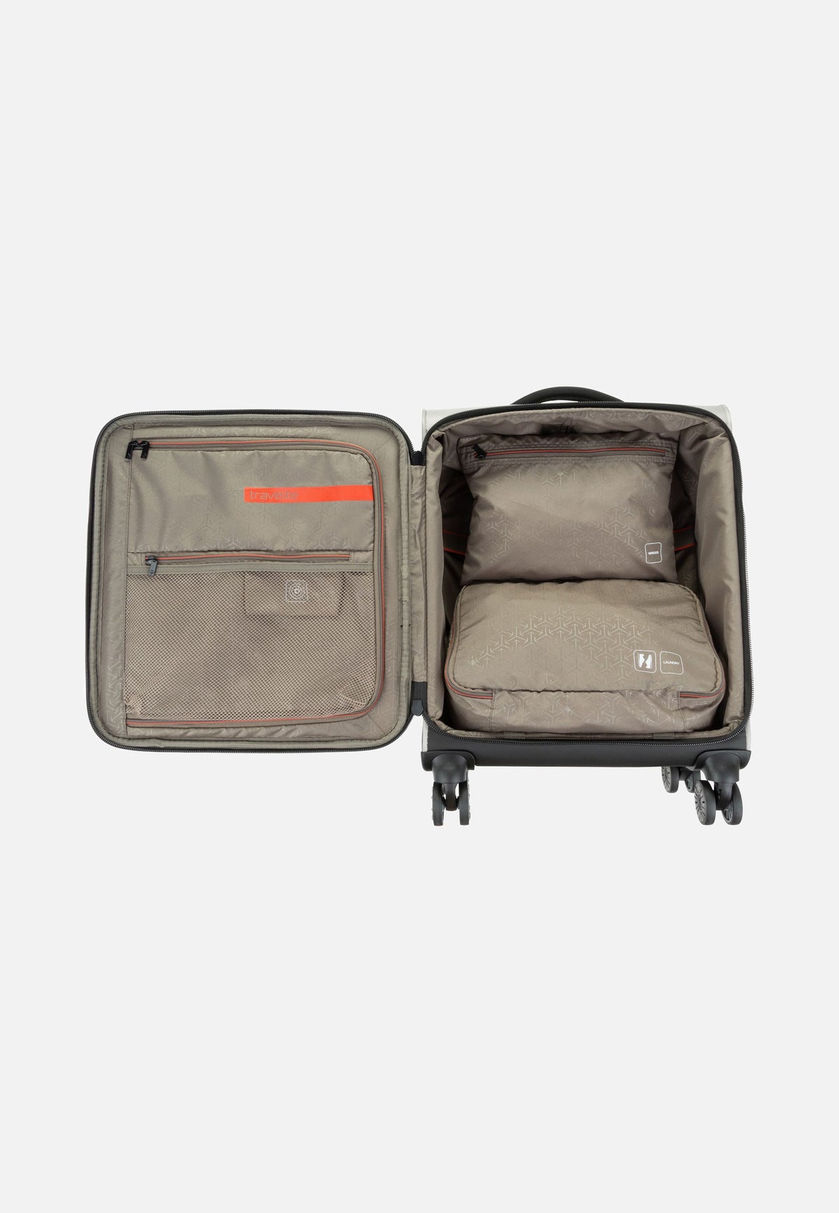 travelite Crosslite 4w Trolley S Natur Valigia