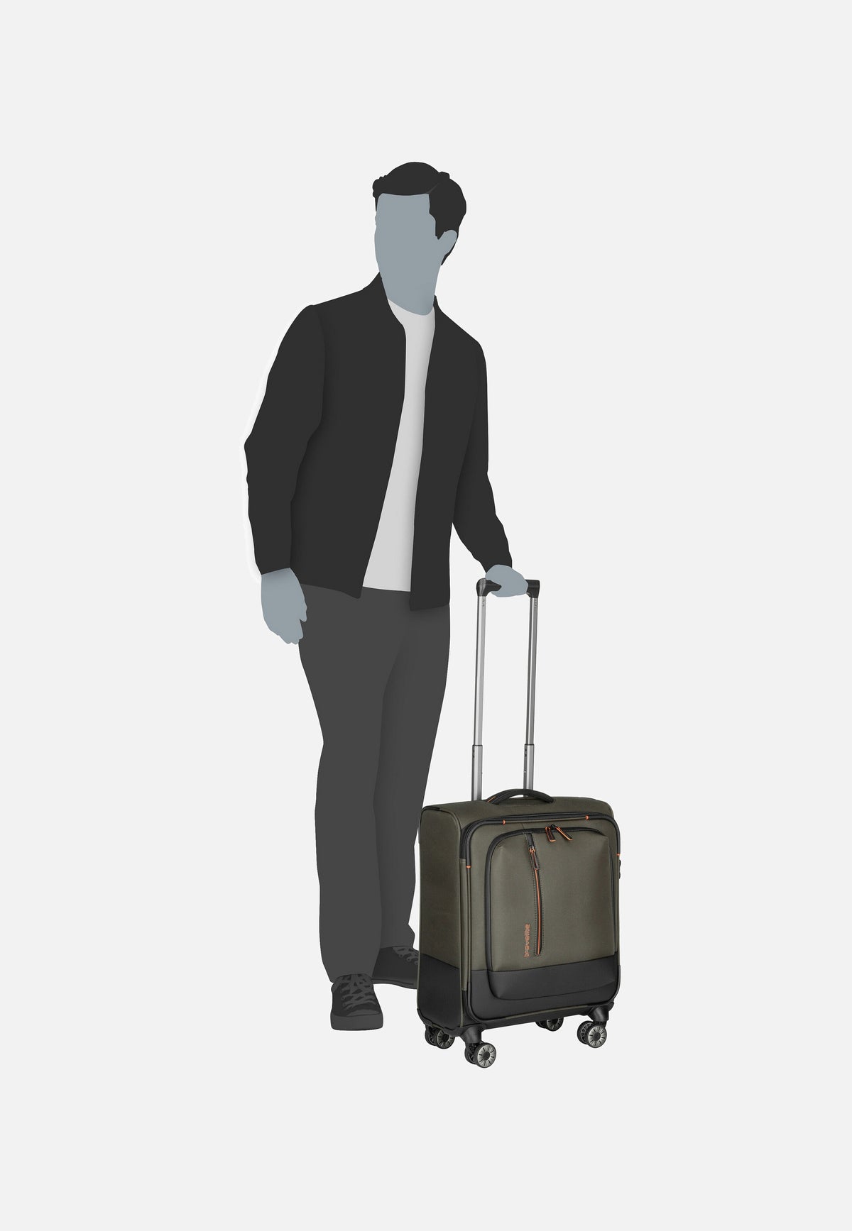 travelite Crosslite 4w Trolley S Oliv Maleta