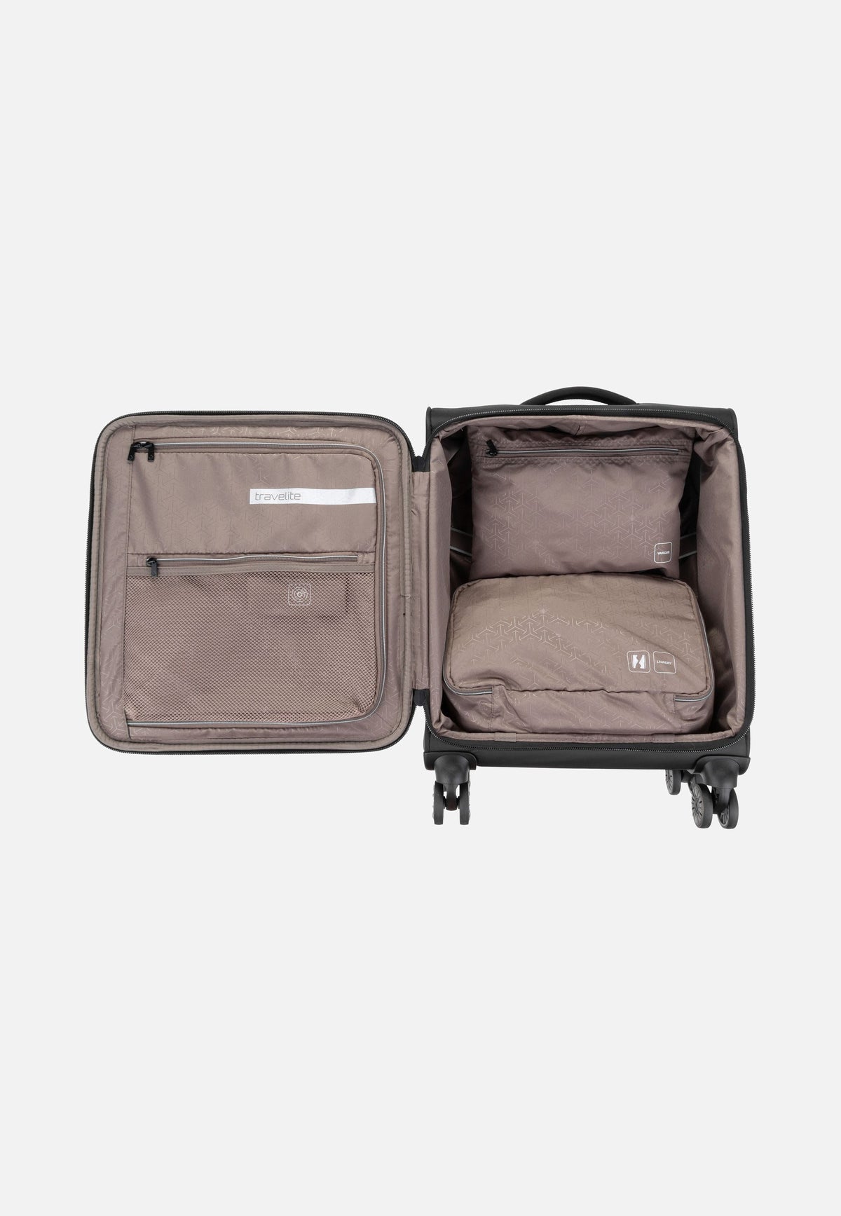 travelite Crosslite 4w Trolley S Schwarz Maleta