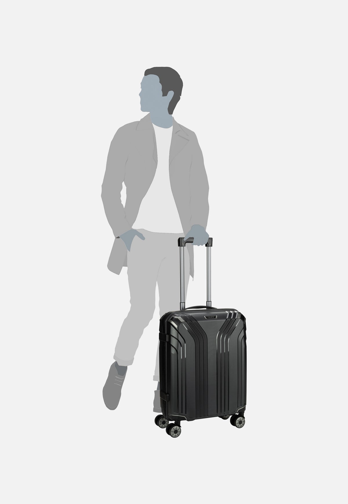 travelite Elvaa 4w Trolley S Schwarz Suitcase