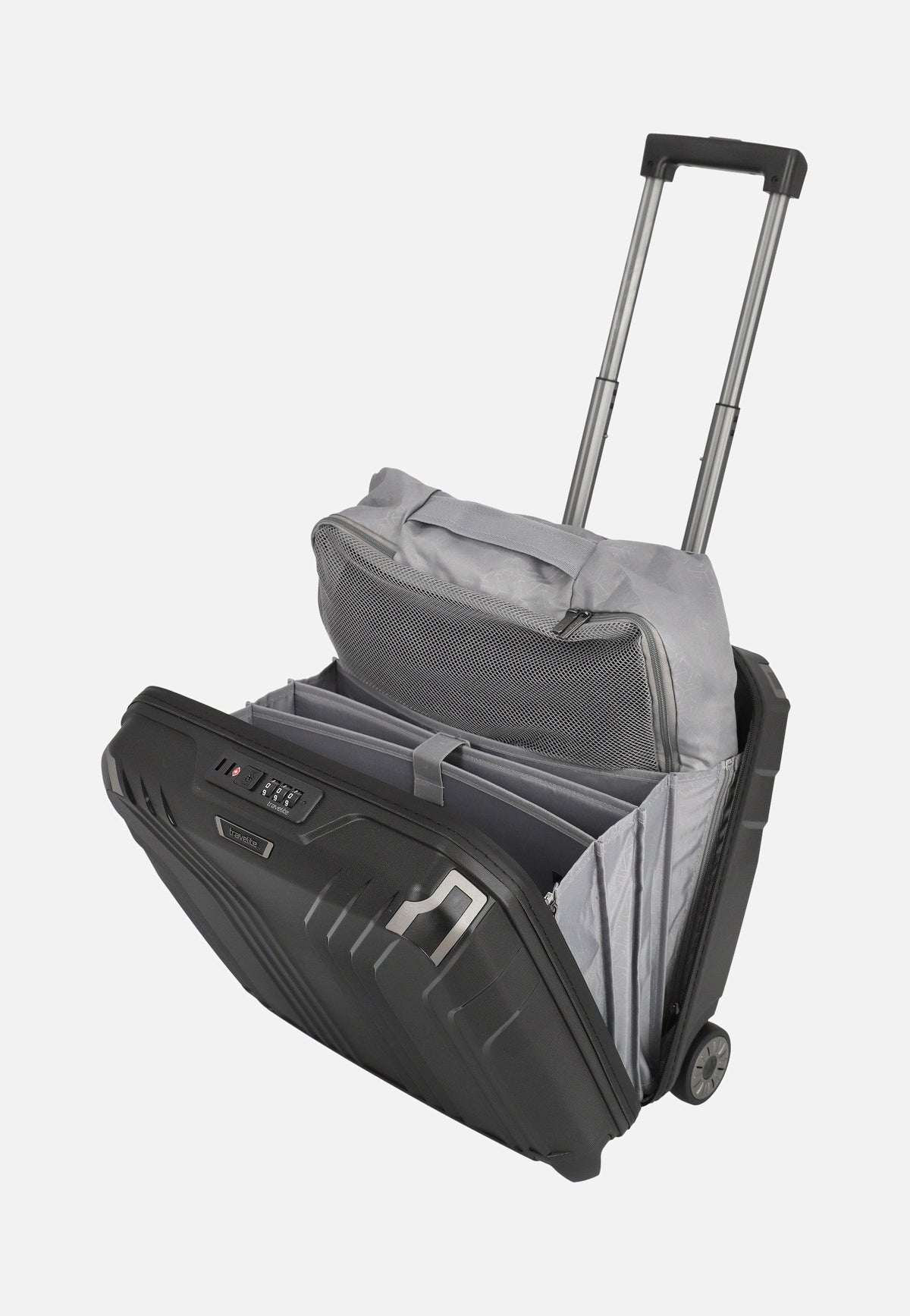 travelite Elvaa Businesswheeler Schwarz Pilot Case