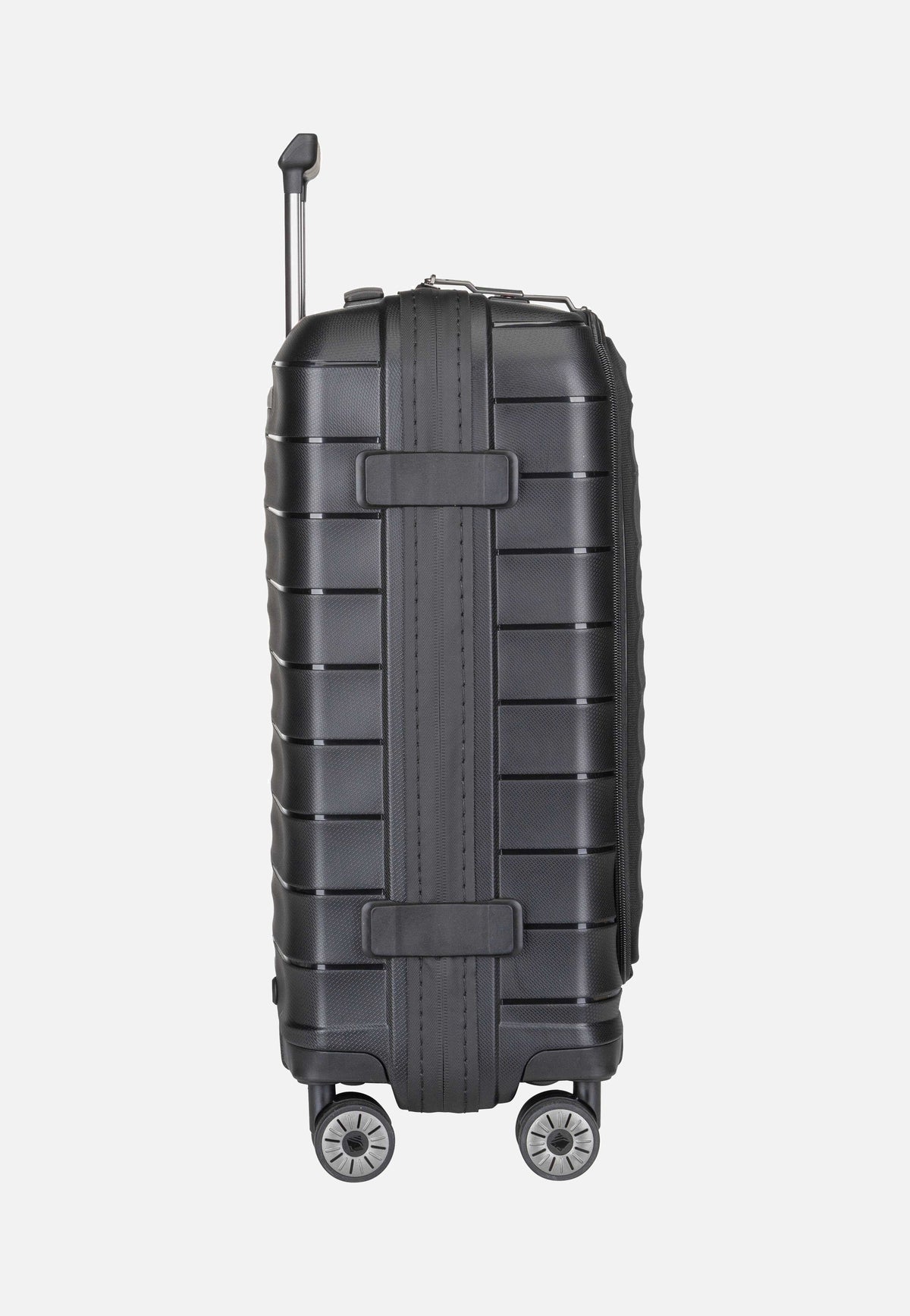 travelite Mooby 4w Trolley S Front Pocket Schwarz Valigia