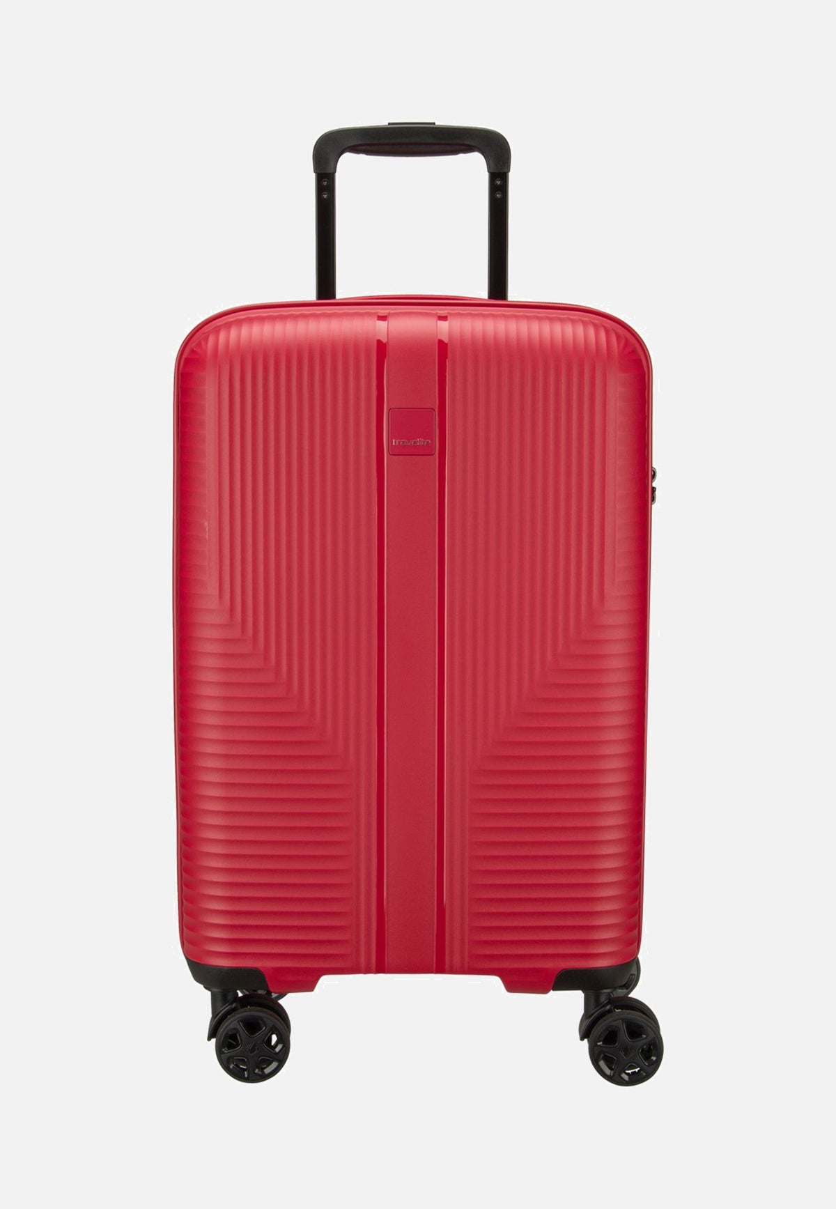 travelite Air Stripe Trolley 4W S Slim Red Suitcase