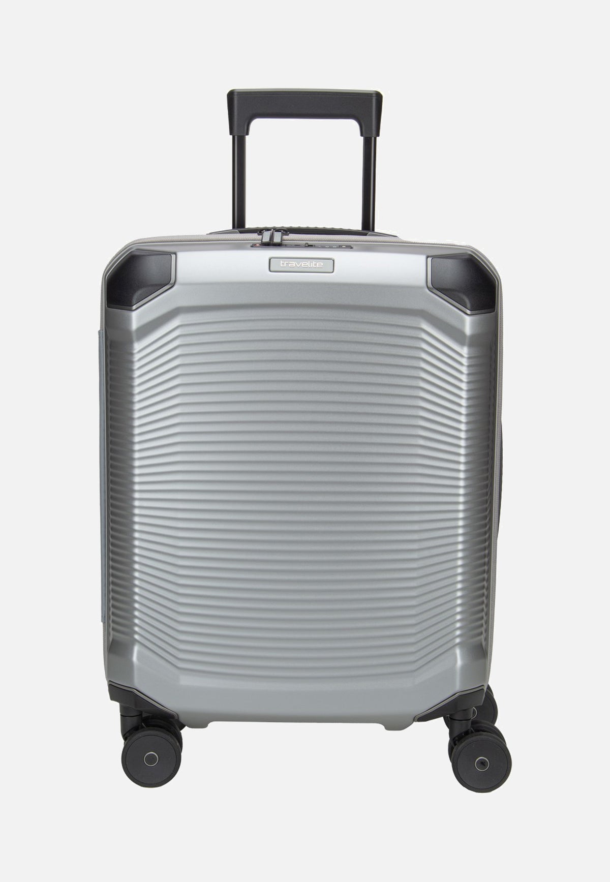 travelite Millennium Trolley 4W S Silver Suitcase